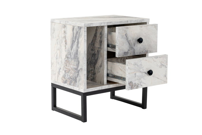 Nordure Glimmer - Fressia Marble, Black Nordure Glimmer - Fressia Marble, Black